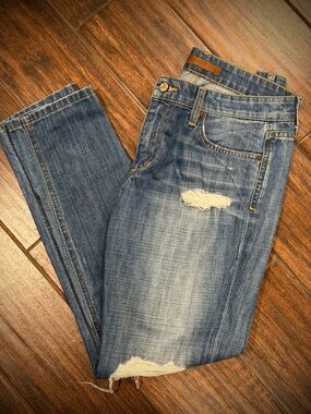 Joe's Jeans easy high water Skinny Distressed Blue Denim